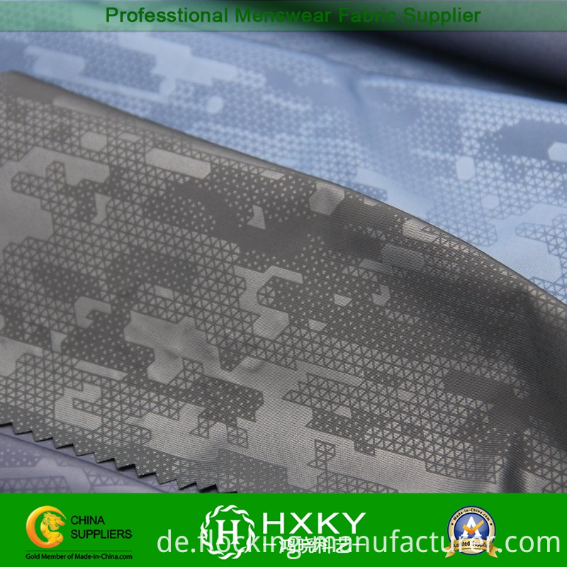 Fake Memory Poly Embossed Fabric for Bomber Jacket